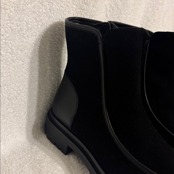 Ralph Lauren Black suede and leather Ankle Boots - Picture 4 of 10